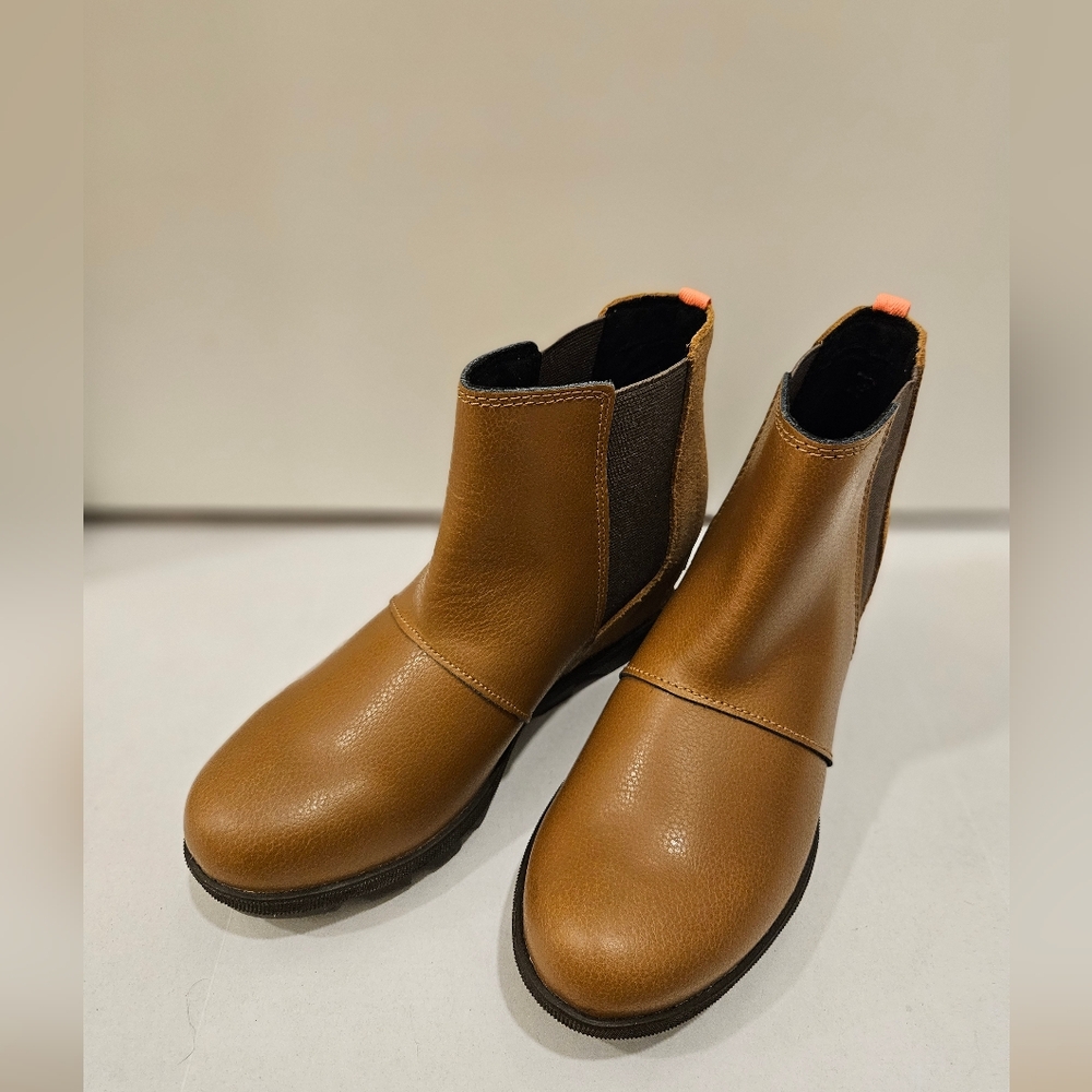 Sorel Joan of Arctic II Leather Sparkle Hidden Wedge Excellent - Picture 2 of 10